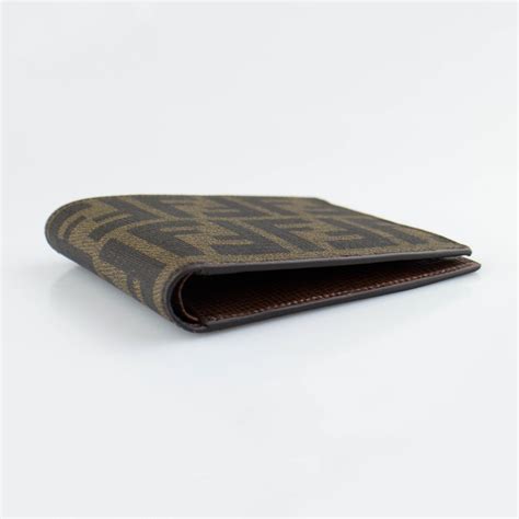 fendi zucca money clip wallet|fendi bifold wallet.